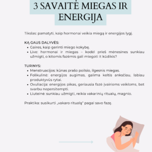 Programa „Mityba pagal moters ciklą“ - Image 4