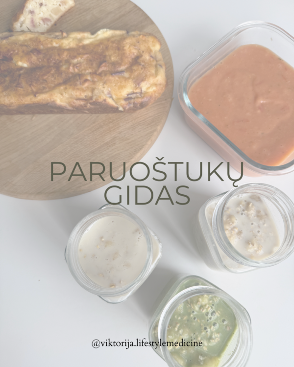 Paruoštukų gidas 3 dienoms