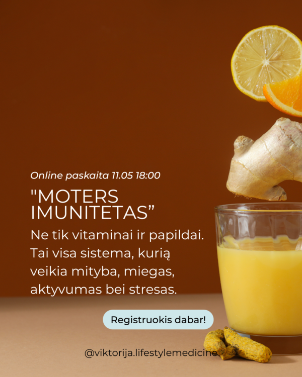 Paskaita „Moters imunitetas"